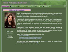 Tablet Screenshot of itascanaturopathicclinic.com